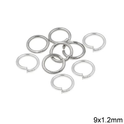 Jump Rings | Black | 7mm x 18 gauge | approx. 80 pieces