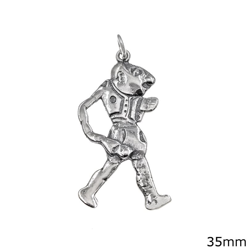 Silver 925 Pendant Shadow Theater Figure 35mm