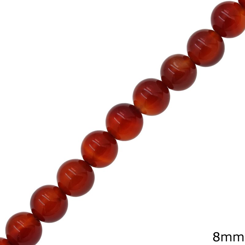 Carneol Round Beads 8mm