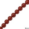 Red Agate Round Beads 8mm