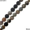 Picasso Stone Round Beads 6mm
