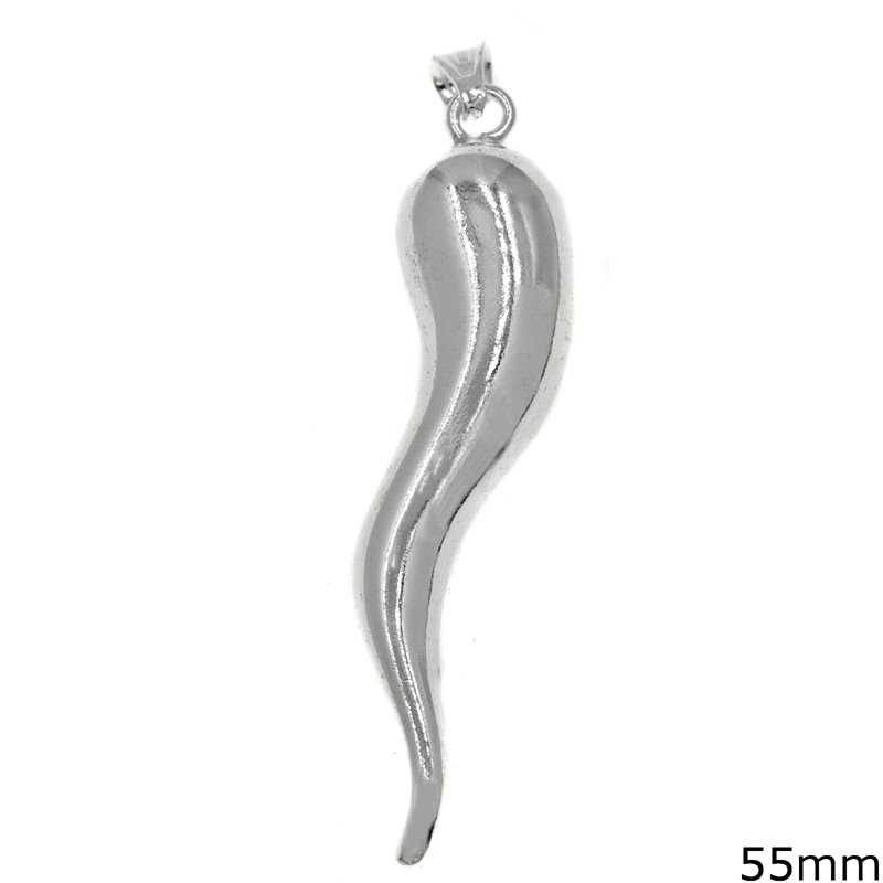 Silver 925 Pendant Tooth Loustre 55mm