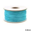 Cotton Cord "Waxed Style" 0.8mm (cannot be burned)