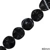 Onyx Round Wavy Beads 40mm