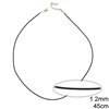 Elastic Plastic Cord Necklace with Stainless Steel Clasp 1.2mm