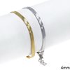 Stainless Steel Herringbone Chain Bracelet 4mm
