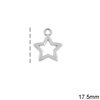 Μενταγιόν Χυτό Αστέρι Περίγραμμα 17.5-21mm