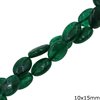 Χάνδρες Jade Οβάλ Ταγιέ 10x15mm