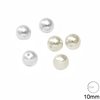 Plastic Pearl A Half-Drilled 10mm