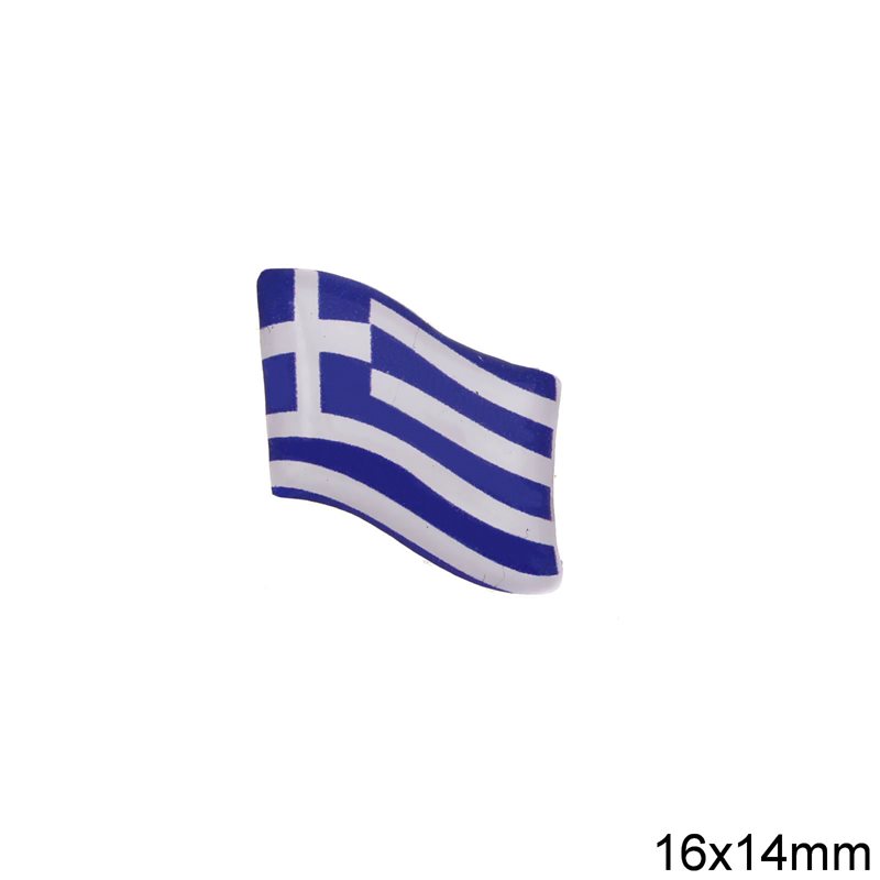 Αυτοκόλλητο Ελληνική Σημαία 16x14mm