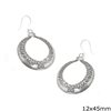 Silver 925 Handmade Earrings in Various Designs 32-65mm