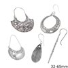 Silver 925 Handmade Earrings in Various Designs 32-65mm