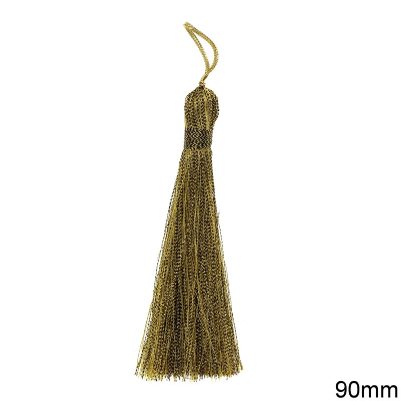 Polyester Tassel Gold 90mm