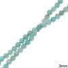 Amazonite Faceted Beads 3mm