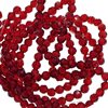 Round Faceted Glass Beads 4mm