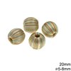 Wooden Bead with Thread 20mm and 5-8mm Hole