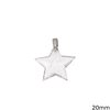 Silver 925 Pendant with Swarovski Star 20mm