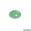 Oval Crystal 14x10mm