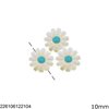 Shell Daisy Beads 10mm
