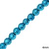 Hematite Round Faceted Beads 4mm