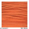 Suede Flat Cord 3x1.4mm