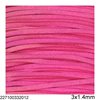 Suede Flat Cord 3x1.4mm