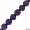 Amethyst Round Beads 6mm 