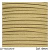 Suede Flat Cord 3x1.4mm