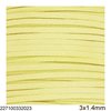 Suede Flat Cord 3x1.4mm