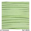 Suede Flat Cord 3x1.4mm