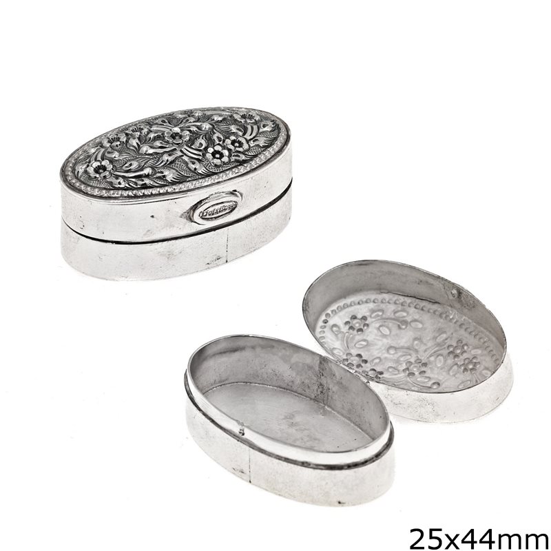 Silver 925 Decorative Box 25x44mm