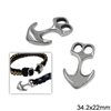 Stainless Steel Anchor 34.2x22mm