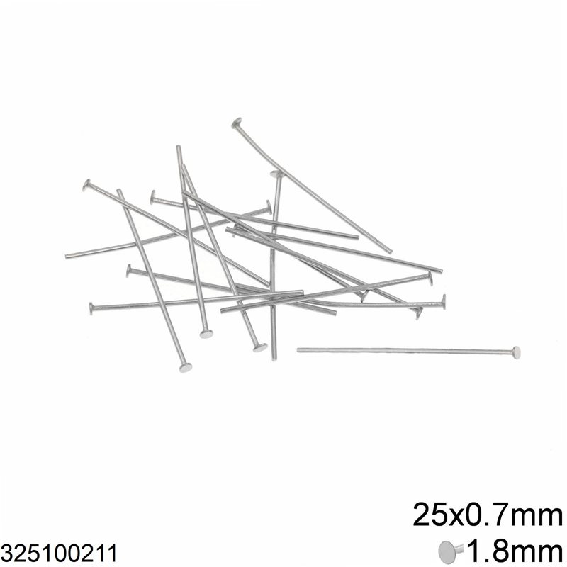 Γράνα Ατσάλινη με Κεφάλι 25x0.7mm