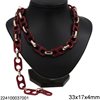 Acrylic Anchor Chain 33x17x4mm