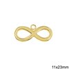 Casting Pendant Infinity Symbol 11x23mm
