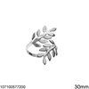 Silver  925 Ring Laurel Branches