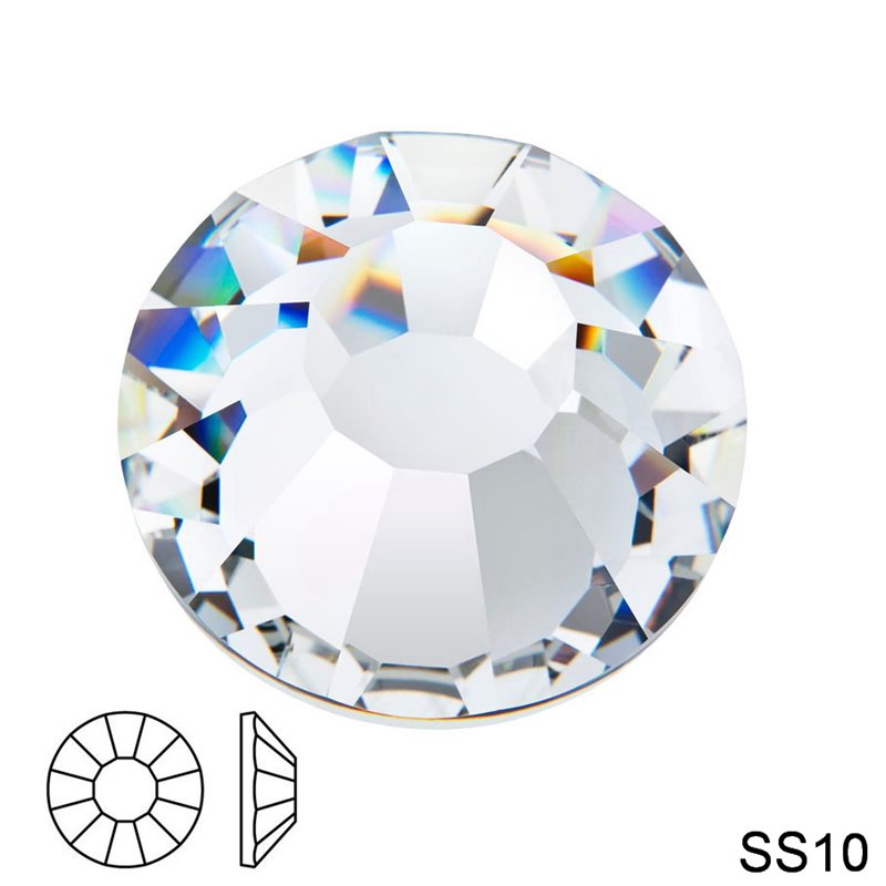SS10 Crystal Flat Backs VIVA12 Preciosa