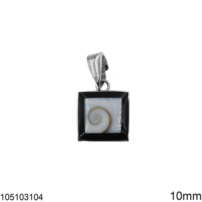 Silver 925 Pendant Shiva's Eye 10mm