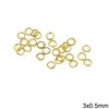 Iron Jump Ring 3x0.5mm
