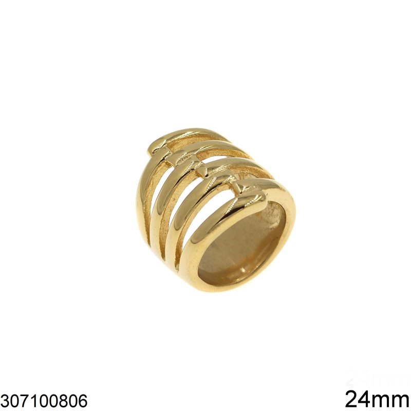 Δαχτυλίδι Ατσάλινο 24mm