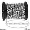 Stainless Steel Anchor Chain 1:3 with Meander 2.4mm