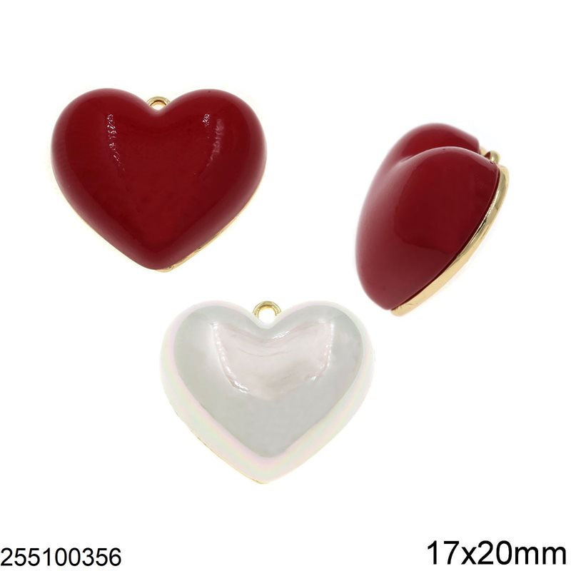Casting Pendant Heart 17x20mm