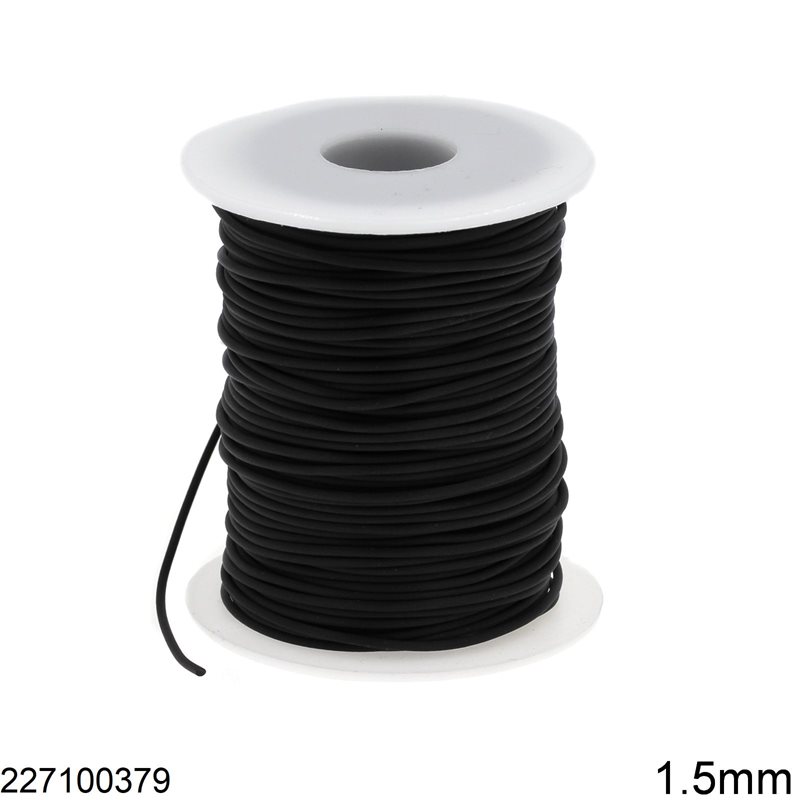 Rubber Cord Solid 1.5mm