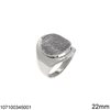 Silver 925 Ring with Disk of Phaistos 22mm
