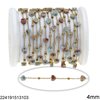 Stainless Steel Chain with Jasper Heart Bead 4mm