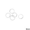 Silver 925 Nose Ring 8mm