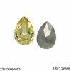 Pearshape Rhinestone 18x13mm