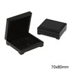 Plastic Packaging Box for Cufflinks & Tie Clip 70x80mm