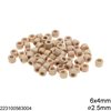 Ceramic Rondelle Bead 6x4mm with Hole 2.5mm