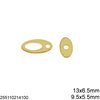 Casting Oval Toggle Clasp 13x6.5mm with Oval Bar 9.5x5.5mm